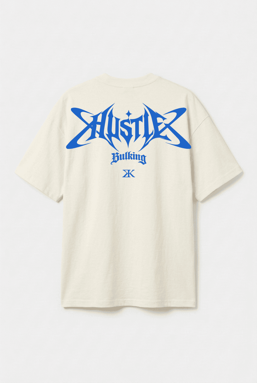 CAMISETA HUSTLE X OFF BLUE